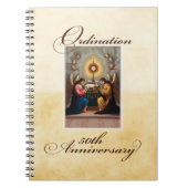 Carnet 50e anniversaire d'ordination Anges à l'autel (Devant)