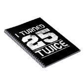 Carnet 50e anniversaire drôle (Côté Droit)