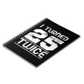 Carnet 50e anniversaire drôle (Côté gauche)