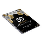 Carnet 50e anniversaire du Mariage Ballons d'or (Côté Droit)