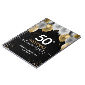 Carnet 50e anniversaire du Mariage Ballons d'or (Côté gauche)