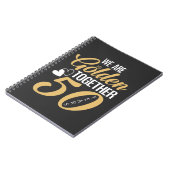 Carnet 50e anniversaire du Mariage Couple d'or 50 ans (Côté gauche)