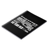 Carnet 50e anniversaire du plus grand 50e anniversaire (Côté gauche)