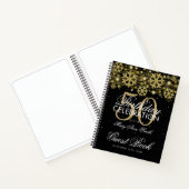 Carnet 50e anniversaire Guestbook Gold Black Winter (Intérieur)