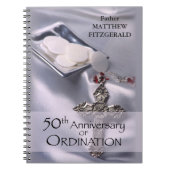 Carnet 50e personnalisation Nom de l'ordre Anniversaire C (Devant)