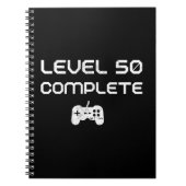 Carnet 50th Birthday / 50th Anniversary Level 50 Complete (Devant)