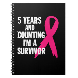 Carnet 5 ans et compter Je suis un survivant Cancer du se