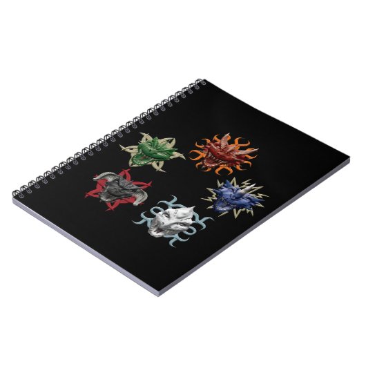 Carnet 5 dragons (Côté gauche)