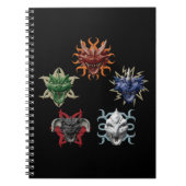 Carnet 5 dragons (Devant)