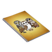 Carnet 5 hiboux de Birdorable (Côté Droit)