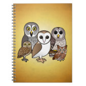 Carnet 5 hiboux de Birdorable (Devant)
