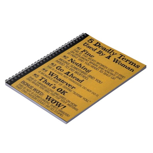 Carnet 5 termes mortels (Côté gauche)