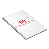 Carnet 60 générations de détermination et de grâce (Côté Droit)
