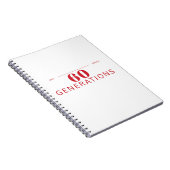Carnet 60 Générations de détermination et de grâce (Côté Droit)