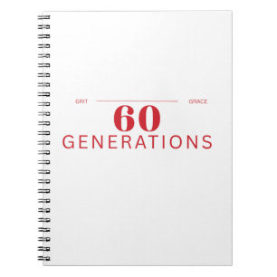 Carnet 60 Générations de détermination et de grâce