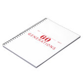 Carnet 60 Generations of Grit & Grace (Côté gauche)