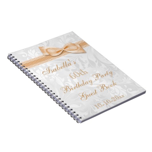 Carnet 60e anniversaire fête Damas et Bow (Côté Droit)