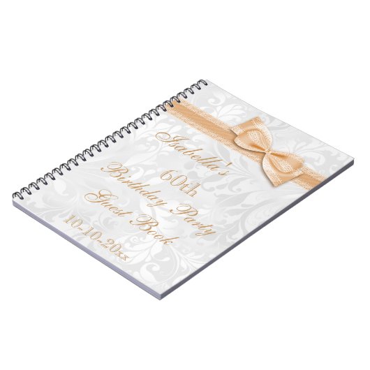 Carnet 60e anniversaire fête Damas et Bow (Côté gauche)