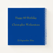 Carnet 60e jour du Jour de la Fête bleue (Dos)