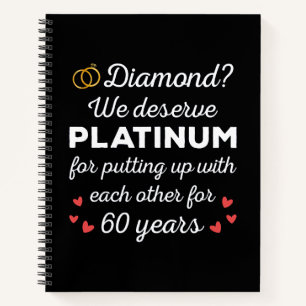 Carnet 60ème anniversaire du Mariage I - Diamond Funny Co