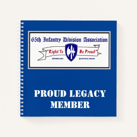 Carnet 65e division d'infanterie (Devant)