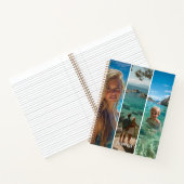 Carnet 6 Bandes Verticales Longues Photo Boho (Intérieur)