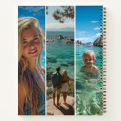 Carnet 6 Bandes Verticales Longues Photo Boho (Dos)