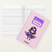 Carnet 6 Fournitures de papeterie pour filles enfants sup (À l'intérieur)