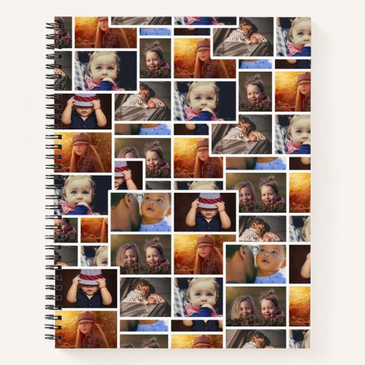 Carnet 6 Photo Collage Famille Photo Motif (Devant)