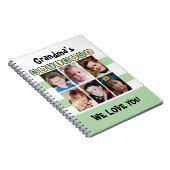 Carnet 6 photo love you green grandma's (Côté Droit)