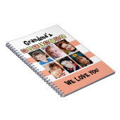 Carnet 6 photo love you peach grandma's (Côté Droit)