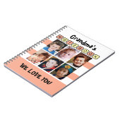 Carnet 6 photo love you peach grandma's (Côté gauche)