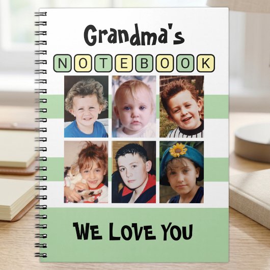 Carnet 6 photos amour vous grand-mère