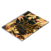 Carnet 70e anniversaire Célébration Automne Custom Guest  (Côté gauche)