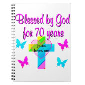 CARNET 70E ANNIVERSAIRE PRIÈRE (Devant)