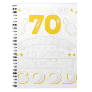 Carnet 70e cadeau d'anniversaire - Me pris 70 ans - 70 an