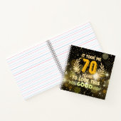 Carnet 70ème anniversaire m'a pris 70 ans pour regarder c (Intérieur)