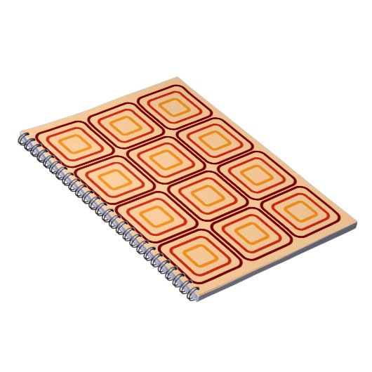 Carnet 70s pattern square (Côté Droit)