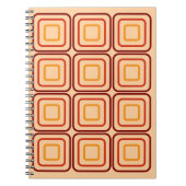 Carnet 70s pattern square (Devant)