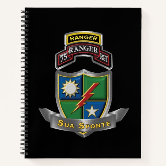 Carnet 75e régiment de Rangers (Devant)