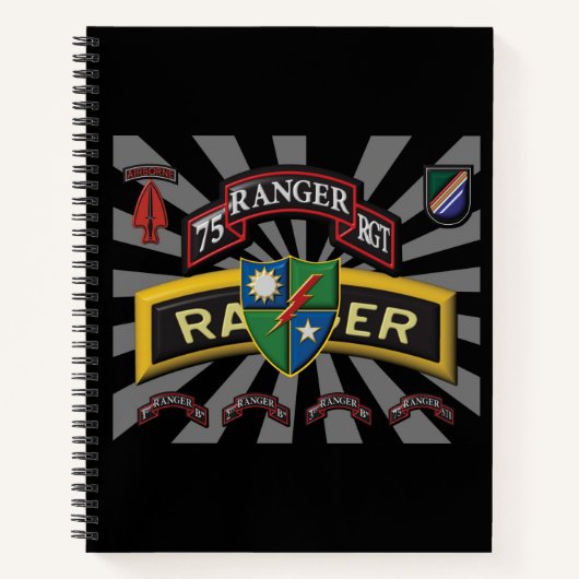 Carnet 75e régiment de Rangers (Devant)