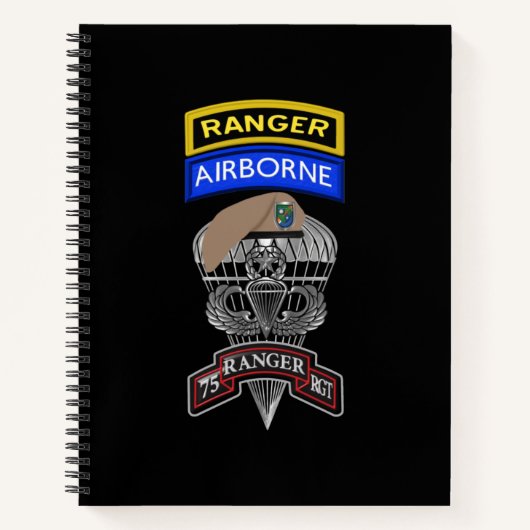 Carnet 75e régiment de Rangers (Devant)