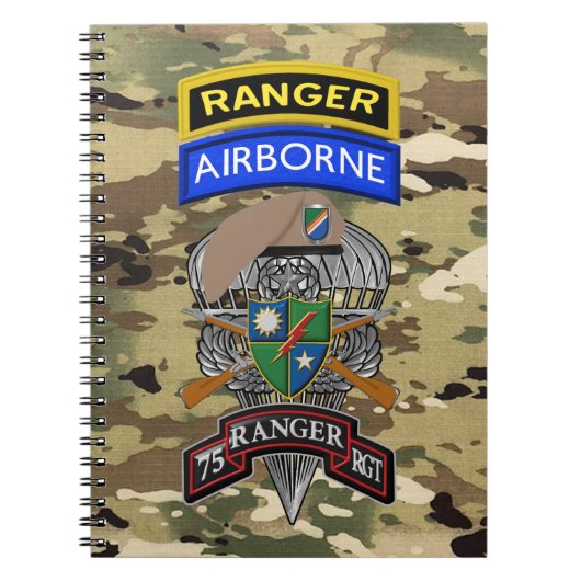 Carnet 75e régiment de Rangers (Devant)