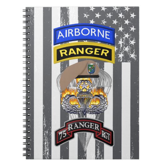 Carnet 75e Régiment de Rangers "Sua Sponte" (Devant)