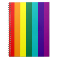 7 Stripes Rainbow Gay Pride Flag Notebook