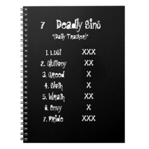 Carnet 7 T-shirt Péchés Mortels