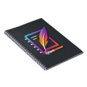 Carnet 80 Pages à liner noir et blanc (Côté Droit)