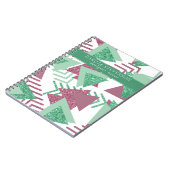 Carnet 80s Abstraits frais | Lyrics rose et vert (Côté gauche)