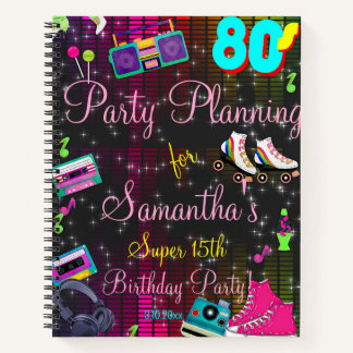Carnet 80's Retro, Back to the 80's, Any Age, 