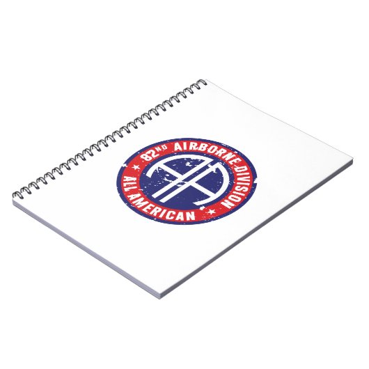 Carnet 82e division aéroportée "All American" Grunge (Côté gauche)